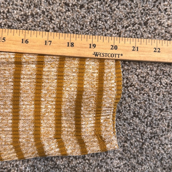 Liverpool Tan and Brown Knit Blouse Sweater Top - Picture 7 of 7